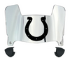 Indianapolis Colts Mini Football Helmet Visor Shield w/ Clips - PICK VISOR & LOGO COLOR