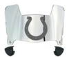 Indianapolis Colts Mini Football Helmet Visor Shield w/ Clips - PICK VISOR & LOGO COLOR