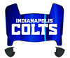 Indianapolis Colts Mini Football Helmet Visor Shield w/ Clips - PICK VISOR & LOGO COLOR