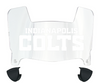 Indianapolis Colts Mini Football Helmet Visor Shield w/ Clips - PICK VISOR & LOGO COLOR