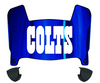Indianapolis Colts Retro Throwback Mini Football Helmet Visor Shield w/ Clips - PICK VISOR & LOGO COLOR