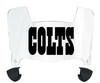 Indianapolis Colts Retro Throwback Mini Football Helmet Visor Shield w/ Clips - PICK VISOR & LOGO COLOR