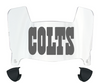 Indianapolis Colts Retro Throwback Mini Football Helmet Visor Shield w/ Clips - PICK VISOR & LOGO COLOR