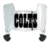 Indianapolis Colts Retro Throwback Mini Football Helmet Visor Shield w/ Clips - PICK VISOR & LOGO COLOR