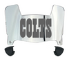 Indianapolis Colts Retro Throwback Mini Football Helmet Visor Shield w/ Clips - PICK VISOR & LOGO COLOR