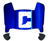 Indianapolis Colts Mini Football Helmet Visor Shield w/ Clips - PICK VISOR & LOGO COLOR