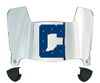 Indianapolis Colts Mini Football Helmet Visor Shield w/ Clips - PICK VISOR & LOGO COLOR