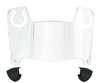 Indianapolis Colts Mini Football Helmet Visor Shield w/ Clips - PICK VISOR & LOGO COLOR