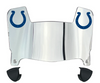 Indianapolis Colts Mini Football Helmet Visor Shield w/ Clips - PICK VISOR & LOGO COLOR