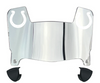 Indianapolis Colts Mini Football Helmet Visor Shield w/ Clips - PICK VISOR & LOGO COLOR