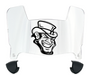 Iona Gaels Mini Football Helmet Visor Shield w/ Clips - PICK VISOR & LOGO COLOR