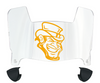 Iona Gaels Mini Football Helmet Visor Shield w/ Clips - PICK VISOR & LOGO COLOR
