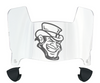 Iona Gaels Mini Football Helmet Visor Shield w/ Clips - PICK VISOR & LOGO COLOR