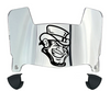 Iona Gaels Mini Football Helmet Visor Shield w/ Clips - PICK VISOR & LOGO COLOR