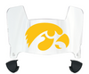 Iowa Hawkeyes Mini Football Helmet Visor Shield w/ Clips - PICK VISOR & LOGO COLOR