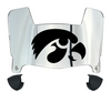 Iowa Hawkeyes Mini Football Helmet Visor Shield w/ Clips - PICK VISOR & LOGO COLOR