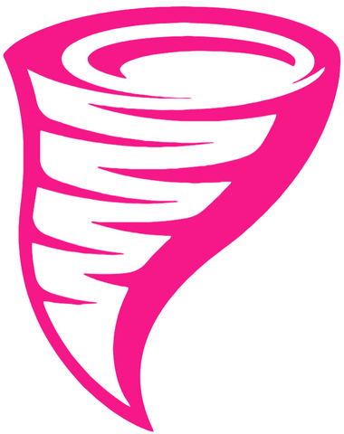 Iowa State Cyclones Hot Pink Alternate Logo Premium DieCut Vinyl Decal PICK SIZE