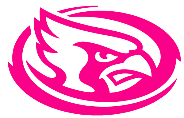 Iowa State Cyclones Hot Pink Mascot Logo Premium DieCut Vinyl Decal PICK SIZE