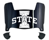 Iowa State Cyclones Mini Football Helmet Visor Shield w/ Clips - PICK VISOR & LOGO COLOR