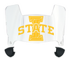 Iowa State Cyclones Mini Football Helmet Visor Shield w/ Clips - PICK VISOR & LOGO COLOR