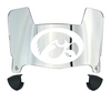 Iowa Hawkeyes Mini Football Helmet Visor Shield w/ Clips - PICK VISOR & LOGO COLOR