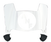 Iowa Hawkeyes Mini Football Helmet Visor Shield w/ Clips - PICK VISOR & LOGO COLOR
