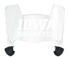 Iowa Hawkeyes Mini Football Helmet Visor Shield w/ Clips - PICK VISOR & LOGO COLOR