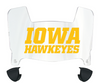 Iowa Hawkeyes Mini Football Helmet Visor Shield w/ Clips - PICK VISOR & LOGO COLOR