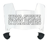Iowa State Cyclones Mini Football Helmet Visor Shield w/ Clips - PICK VISOR & LOGO COLOR