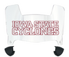 Iowa State Cyclones Mini Football Helmet Visor Shield w/ Clips - PICK VISOR & LOGO COLOR