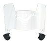 Iowa State Cyclones Mini Football Helmet Visor Shield w/ Clips - PICK VISOR & LOGO COLOR