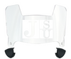 Jackson State Tigers Mini Football Helmet Visor Shield w/ Clips - PICK VISOR & LOGO COLOR