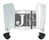 Jackson State Tigers Mini Football Helmet Visor Shield w/ Clips - PICK VISOR & LOGO COLOR