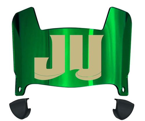 Jacksonville Dolphins Mini Football Helmet Visor Shield w/ Clips - PICK VISOR & LOGO COLOR