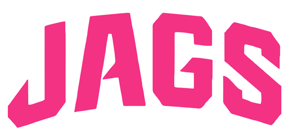 Jacksonville Jaguars Hot Pink JAGS Logo Premium DieCut Vinyl Decal PICK SIZE