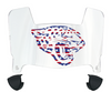 Jacksonville Jaguars Limited Edition Mini Football Helmet Visor Shield w/ Clips - PICK VISOR & LOGO COLOR
