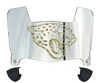 Jacksonville Jaguars Limited Edition Mini Football Helmet Visor Shield w/ Clips - PICK VISOR & LOGO COLOR
