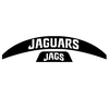 Jacksonville Jaguars MIDI Mid Size SpeedFlex Football Helmet Front & Back Bumper Decal Set - Pick Color