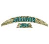Jacksonville Jaguars MIDI Mid Size SpeedFlex Football Helmet Front & Back Bumper Decal Set - Pick Color