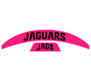 Jacksonville Jaguars MIDI Mid Size SpeedFlex Football Helmet Front & Back Bumper Decal Set - Pick Color