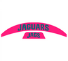 Jacksonville Jaguars MIDI Mid Size SpeedFlex Football Helmet Front & Back Bumper Decal Set - Pick Color