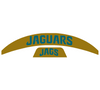 Jacksonville Jaguars MIDI Mid Size SpeedFlex Football Helmet Front & Back Bumper Decal Set - Pick Color
