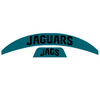 Jacksonville Jaguars MIDI Mid Size SpeedFlex Football Helmet Front & Back Bumper Decal Set - Pick Color