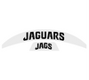 Jacksonville Jaguars MIDI Mid Size SpeedFlex Football Helmet Front & Back Bumper Decal Set - Pick Color