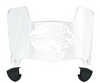 Jacksonville Jaguars Retro Throwback Mini Football Helmet Visor Shield w/ Clips - PICK VISOR & LOGO COLOR