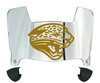 Jacksonville Jaguars Retro Throwback Mini Football Helmet Visor Shield w/ Clips - PICK VISOR & LOGO COLOR