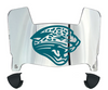 Jacksonville Jaguars Retro Throwback Mini Football Helmet Visor Shield w/ Clips - PICK VISOR & LOGO COLOR