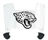 Jacksonville Jaguars Mini Football Helmet Visor Shield w/ Clips - PICK VISOR & LOGO COLOR