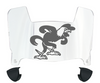 Jacksonville State Gamecocks Mini Football Helmet Visor Shield w/ Clips - PICK VISOR & LOGO COLOR