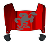 Jacksonville State Gamecocks Mini Football Helmet Visor Shield w/ Clips - PICK VISOR & LOGO COLOR